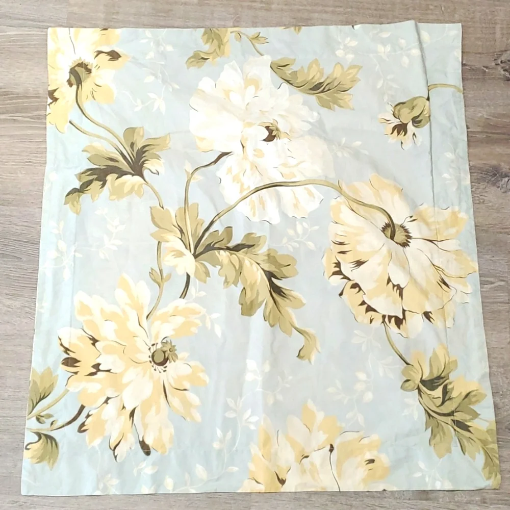 Pottery Barn cotton floral pillow case